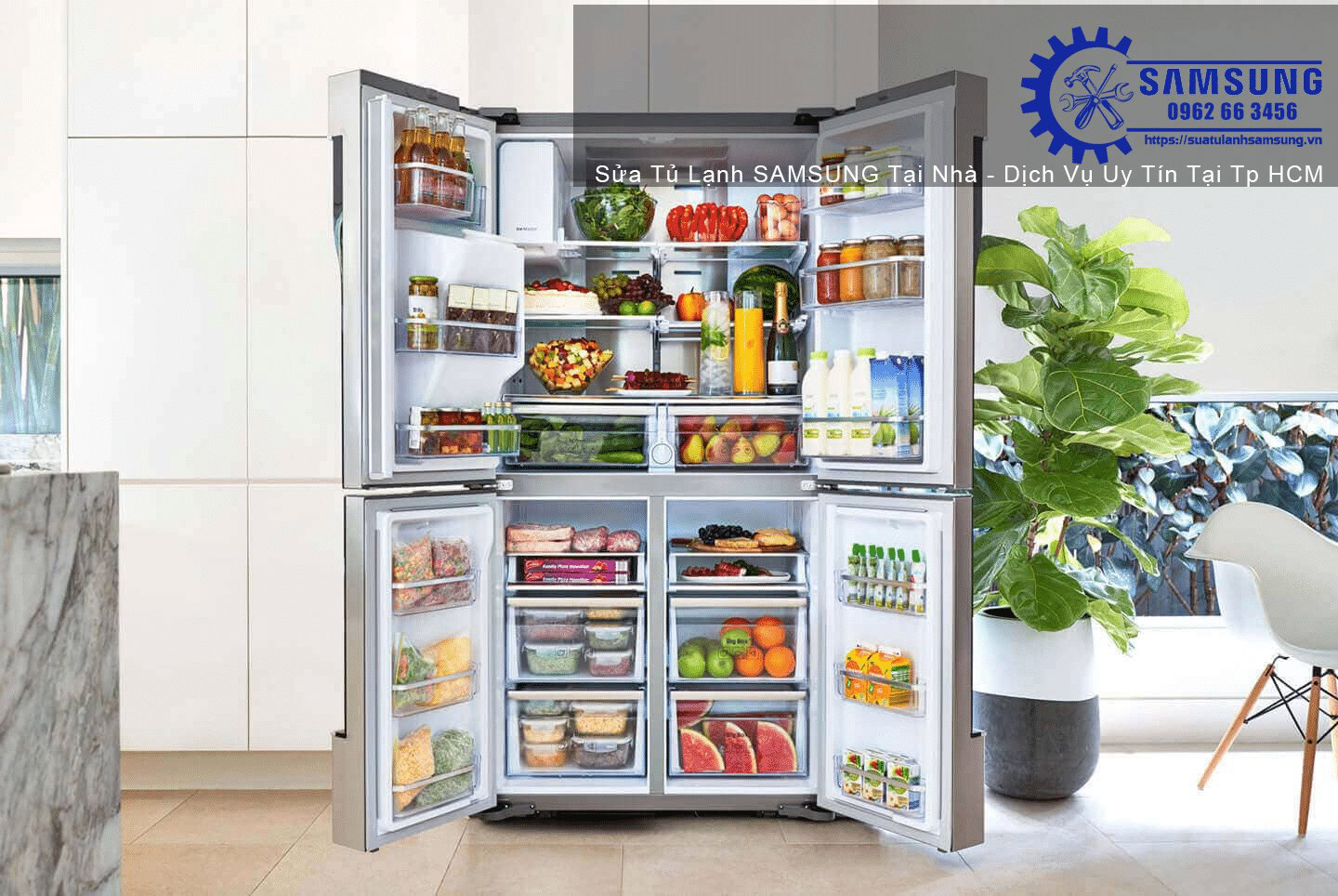 Reliable Samsung refrigerator repair service in Ho Chi Minh City, expert maintenance and warranty support, trusted local appliance repair, contact us for fast and professional fridge repairs in Vietnam.